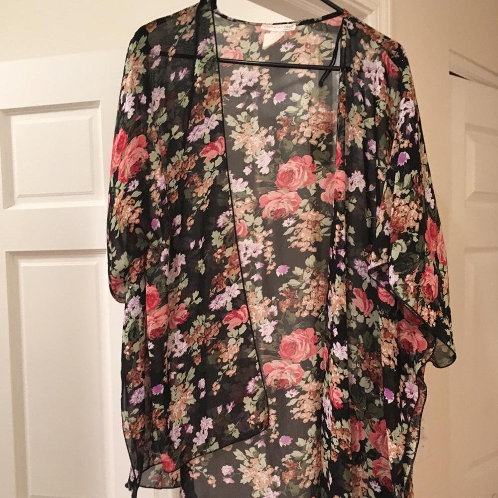 Floral kimono